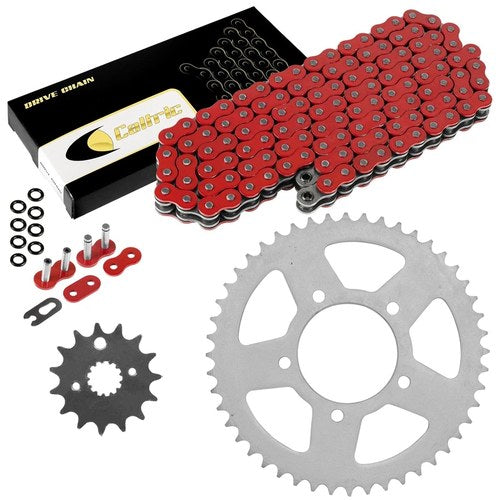 Red O-Ring Drive Chain & Sprockets Kit for Suzuki VZ800 Marauder 800 1997-2004