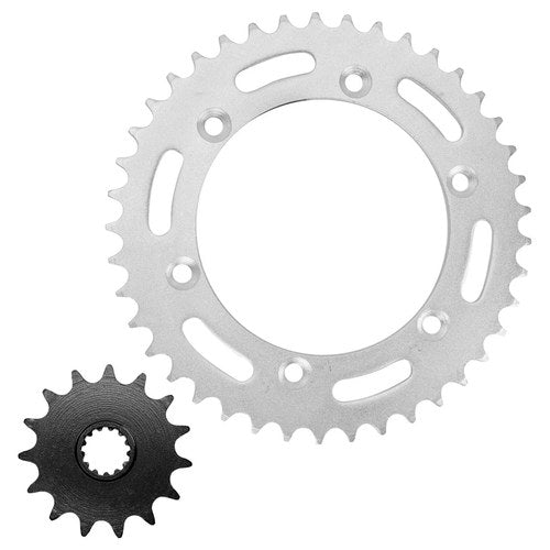 Front & Rear Sprockets Kit for Suzuki DR350Se 1996-1999 / DR-Z400Sm 2005-2017