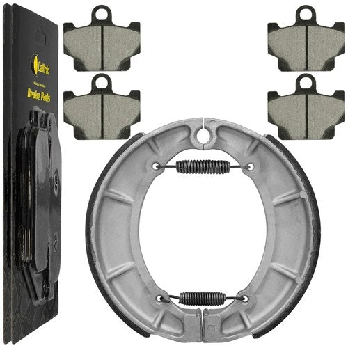 Front Brake Pads & Rear Shoes for Yamaha XJ750 XJ750D XJ750M Maxim 750 1981-83