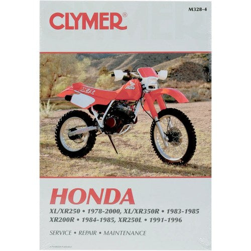 Clymer Physical Book for Honda XL/XR250 1978-2000, XL/XR350R 1883-1985 | M328-4