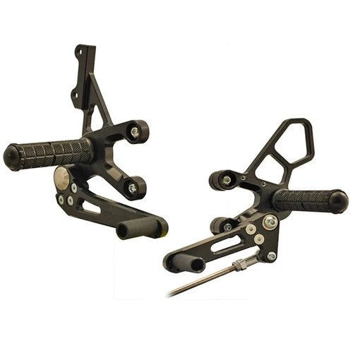 Suzuki 2003-12 SV 650 / 650S Woodcraft Racing Rearsets / Footpegs Standard Shift