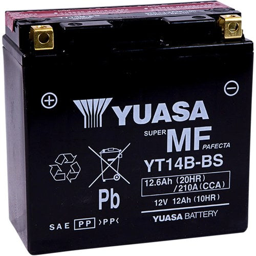 Yuasa Fresh Pack Maintenance-Free Agm Battery (YT14B-BS) YUAM624B4