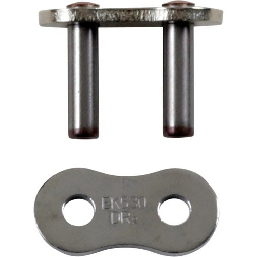 EK 530 DR2 Drag Racing Mlj Non-Sealed Rivet Master Connecting Link (Chrome)