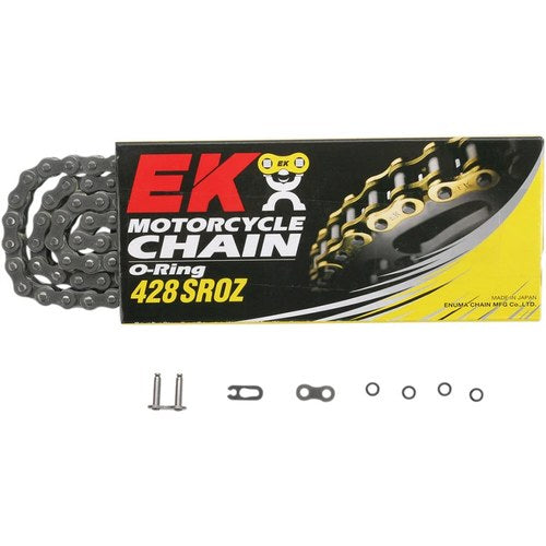 EK Chains 428 Sroz Series O-Ring Chain (Natural) 120 Links