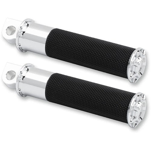 Arlen Ness - 07-928 - Fusion Footpegs, Bevelled - Chrome