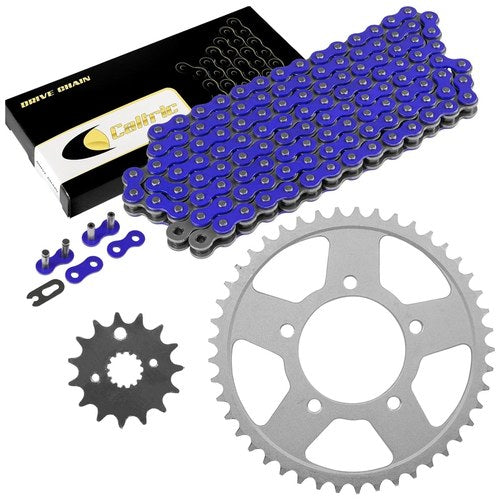 Drive Chain & Sprockets Kit Fits Suzuki GSX750F Katana 750 1998 1999 2000-2006