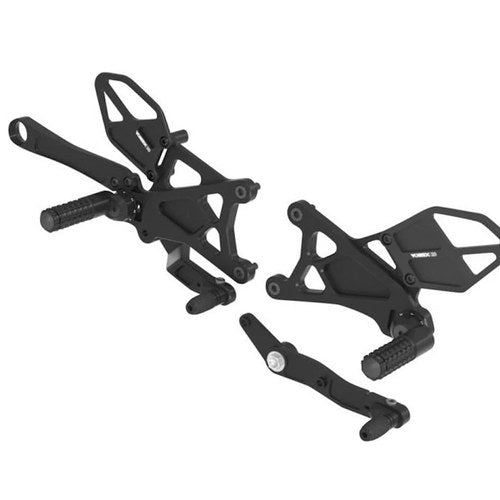Yamaha YZF-R6 2006-2020 Vortex Rearsets Version 3 Standard or GP Shifting