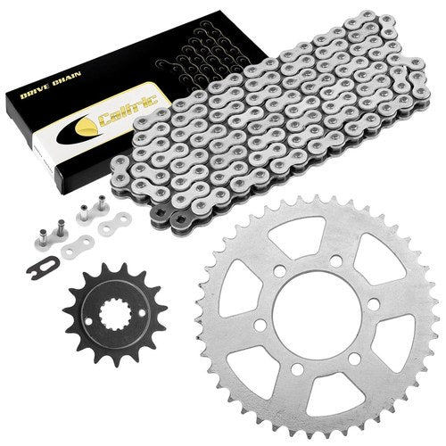 Drive Chain & Sprockets Kit for Kawasaki ZX-6R ZX-6Rr Ninja 2005 2006