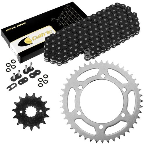 O-Ring Drive Chain & Sprockets Kit fits Kawasaki KL250 KLR250 1984 1985-2005