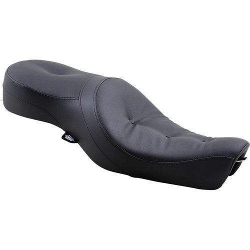Drag Specialties Low-Profile 2-Up Seat - Pillow (Black) 0804-0297