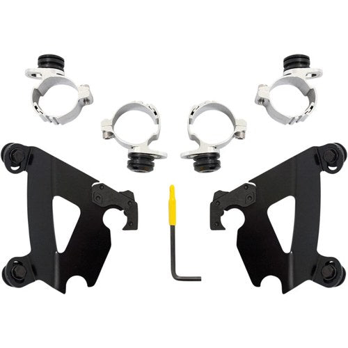 Memphis Shades Cafe Fairing Trigger-Lock Mount Kit - Xlc (Black) MEB1997