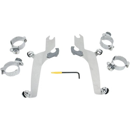 Memphis Shades Trigger Lock Sportshield Mounting Kit - Fury (Polished) MEK1922