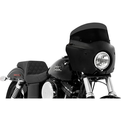 Memphis Shades Roadwarrior Cafe Windshield - 7" (Dark Black Smoke) MEP86510