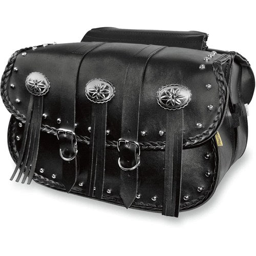 Willie & Max Luggage Warrior Saddlebags (Black) Pair | 58320-00