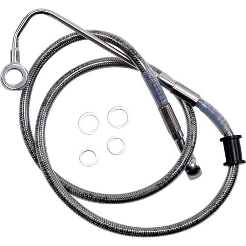 Drag Specialties Brake Line - 15-17 Softail - Stainless Steel +2" | 618299-2