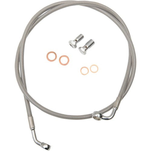 LA Choppers Stainless Steel Front Brake Line - Sportster | LA-8310B13