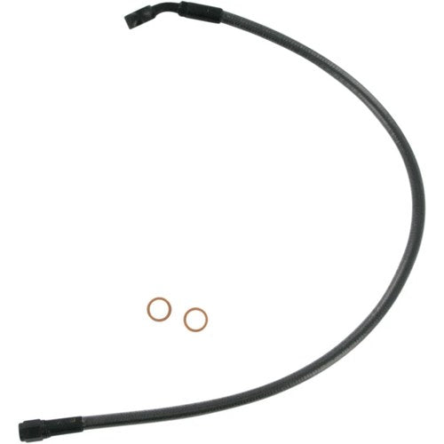 Magnum Black Pearl Front Brake Line - Non-ABS - 3/8" 35 Degree - 19" | 47119