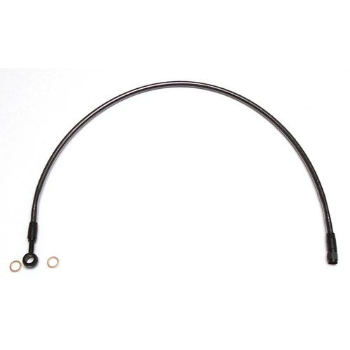 Magnum Black Pearl Upper Brake Line - ABS - 10mm/180 Degree - 27" | AS47627