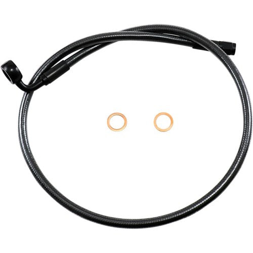 Magnum Black Pearl Brake Line - 90 Degree 12mm - 30" | AS478030