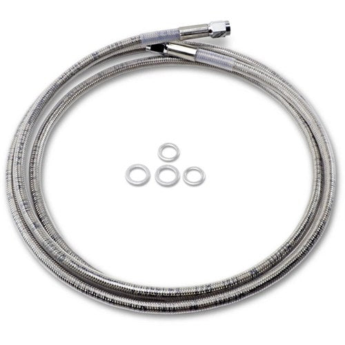 Drag Specialties Universal Brake Line - Clear - 74" | 874