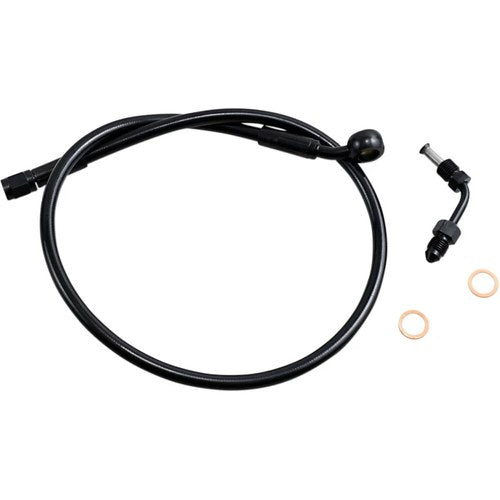Magnum Upper Brake Line - 25" - Black | SBB1501-25