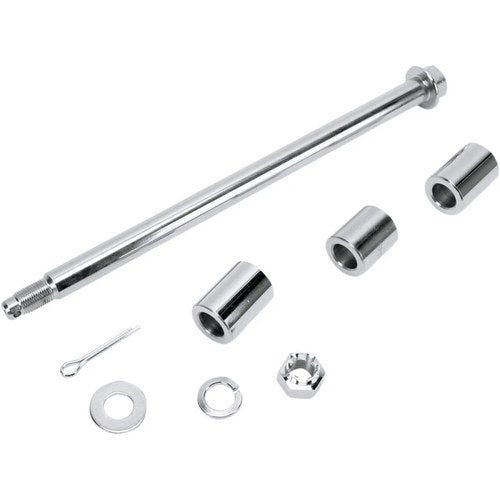 Drag Specialties Chrome Axle Kit - Rear - 00-05 Dyna | 16-0401-BC520H
