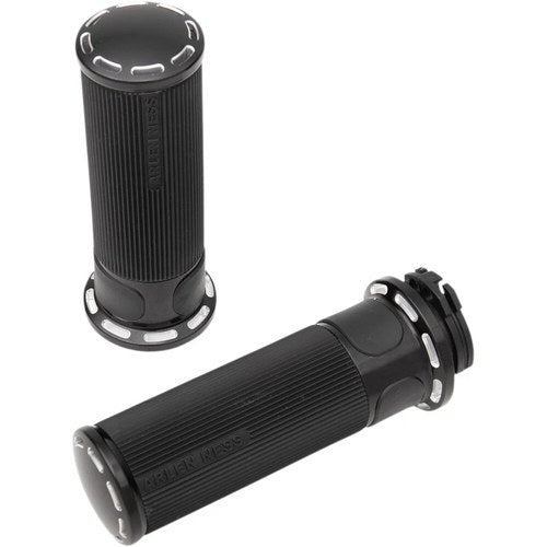 Arlen Ness Black Slot Track Grips for Cable | 07-301
