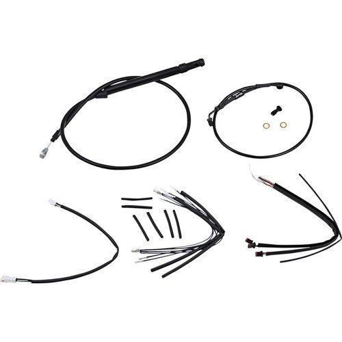 Burly Brand Black Control Kit for 14" Gorilla Handlebars | B30-1240