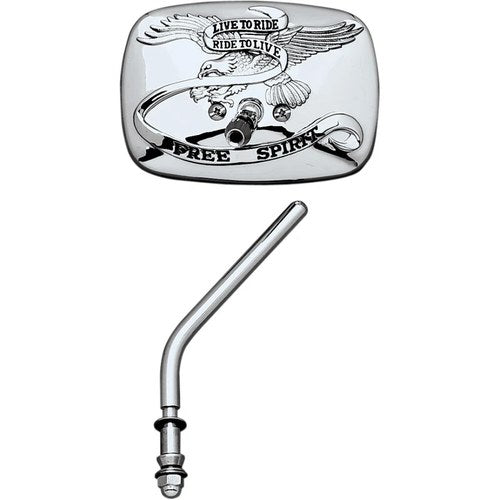 Emgo Live to Ride Mirror - Chrome - Left | 20-31703A