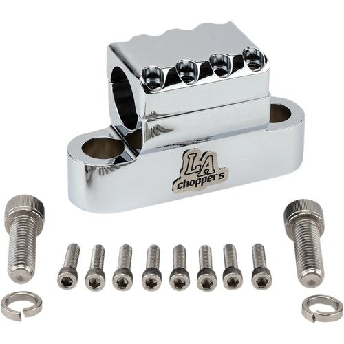 LA Choppers Chrome Kage Fighter Clamp | LA-7335-XXC