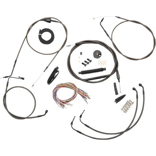 LA Choppers Cable Kit for 12" - 14" Ape Hanger Handlebars | LA-8006KT2B-13M