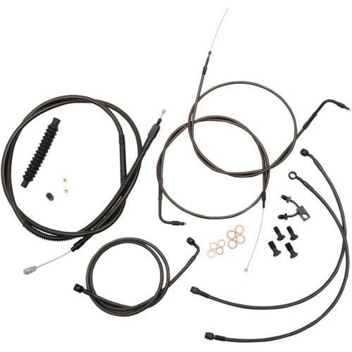 LA Choppers Midnight 18" - 20" Cable Kit for '15 Fxsb | LA-8122KT-19M
