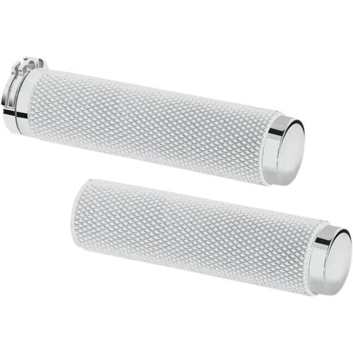 Pingel Chrome Knurled Grips | 62196