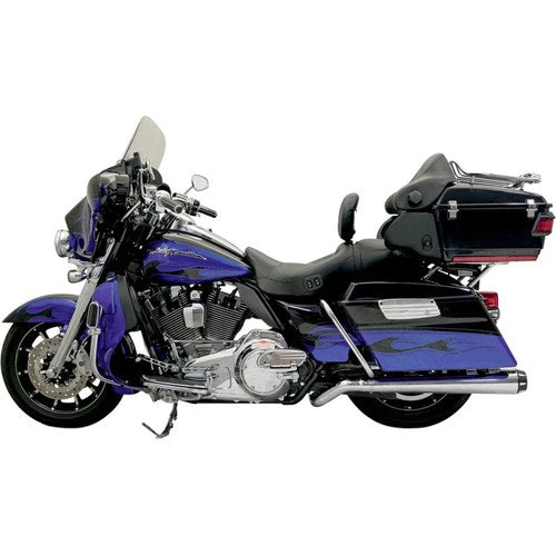 Bassani Xhaust Mega Power Pseudo Muffler - Chrome - '09-'16 FL | 1F49R