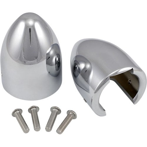 Baron Fork Bullets/Axle Nut Covers - Chrome | BA-7800U