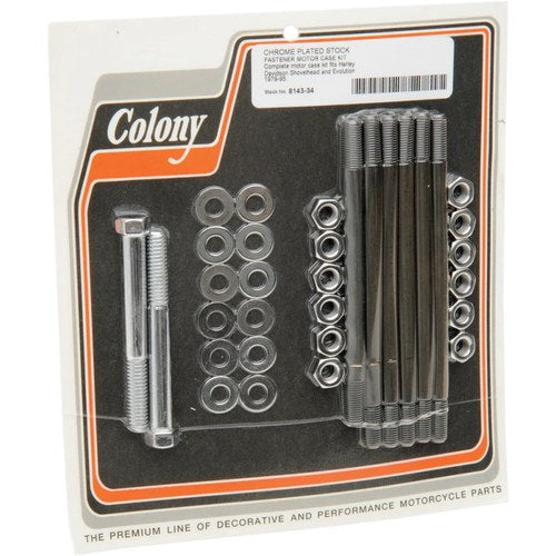 Colony Motor Case Studs 79-95 Big Twin | 8143-34