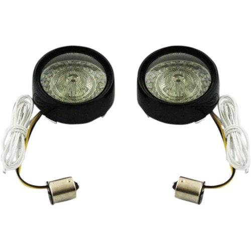 Custom Dynamics Bullet Turn Signal - 1156 - Black - Smoke Lens | PB-BB-AW-1156BS