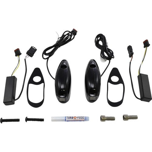 Custom Dynamics Turn Signal - Harley Davidson - Gloss Black | PB-RG-TS-15-B