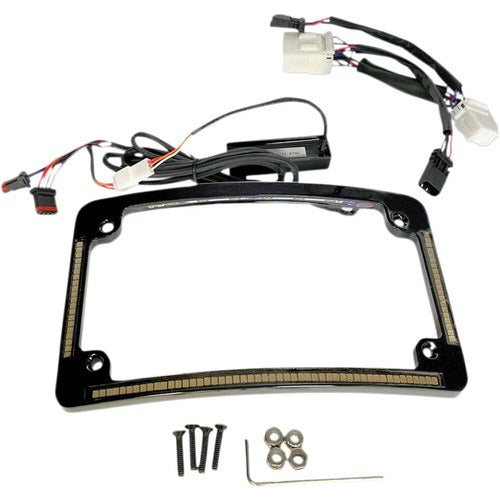 Custom Dynamics All in One License Plate Frame - Black | TF05-HD-B