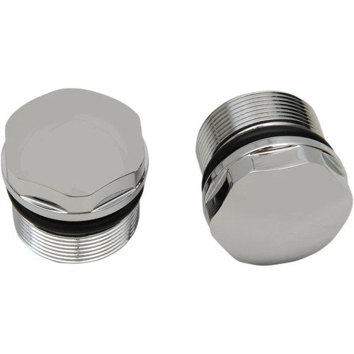 Drag Specialties Fork Tube Cap - Chrome - 39 mm | C23-0218D