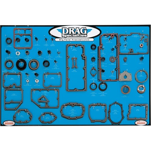 Drag Specialties Trans Gasket Display - Big Twin | 0934-0287