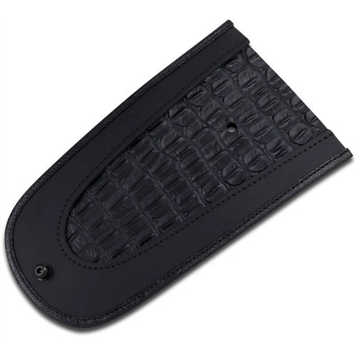 Drag Specialties Fender Skin - Embossed Faux Gator Leather Center | 1405-0142