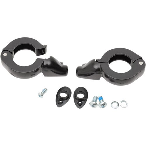 Drag Specialties Turn Signal Mount - 39mm - Black | 77853S4