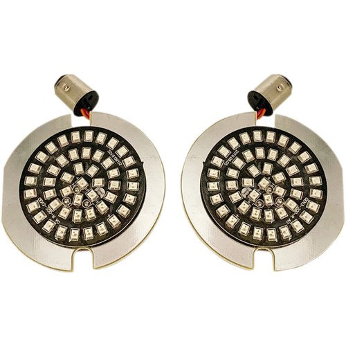 Drag Specialties Flat-Style Turn Signal Insert - Red | DS-300-R-1157-T