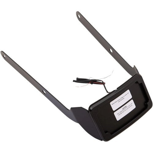 Cycle Visions LP Plate Frame & Mount with Tag Light - Fxsb - Black | CV4664B