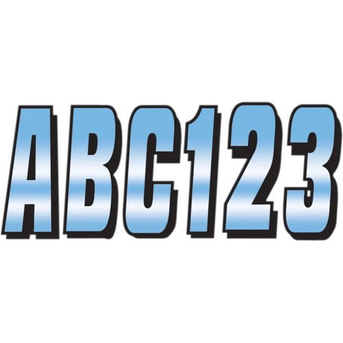Hardline I.D. Sticker Kit - 320 Series - Blue Gradation | CHBLK320