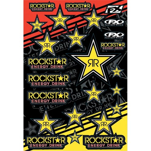 Factory Effex Rockstar Sticker Kit - Reflective Gold | 15-68700