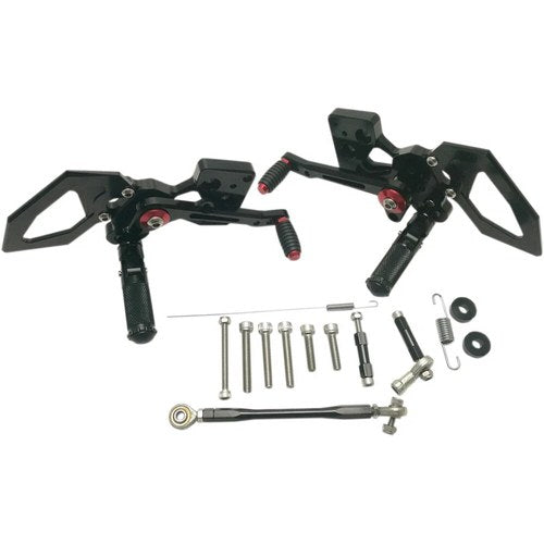 Hot Bodies Mgp Rearset - Black - Kawasaki | 51602-2500