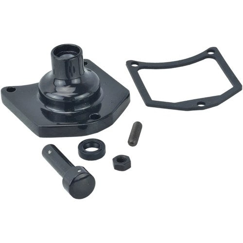 Drag Specialties Solenoid End Cover - Starter Button - Gloss Black | 79-4007