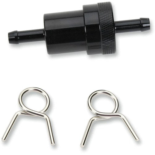 Emgo Fuel Filter - Black - 1/4" | 14-34472